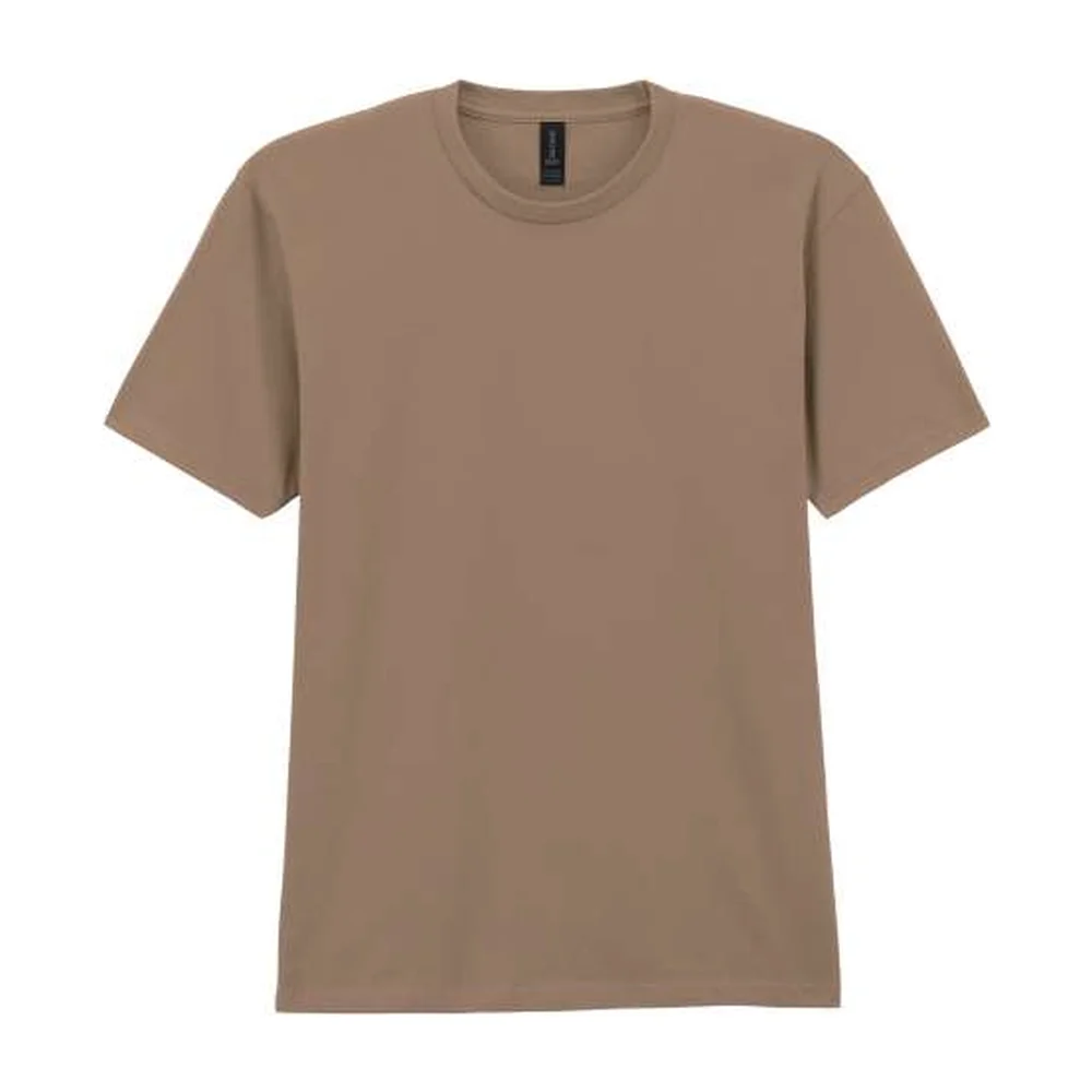 Softstyle midweight adult t shirt gi65000 brown savana