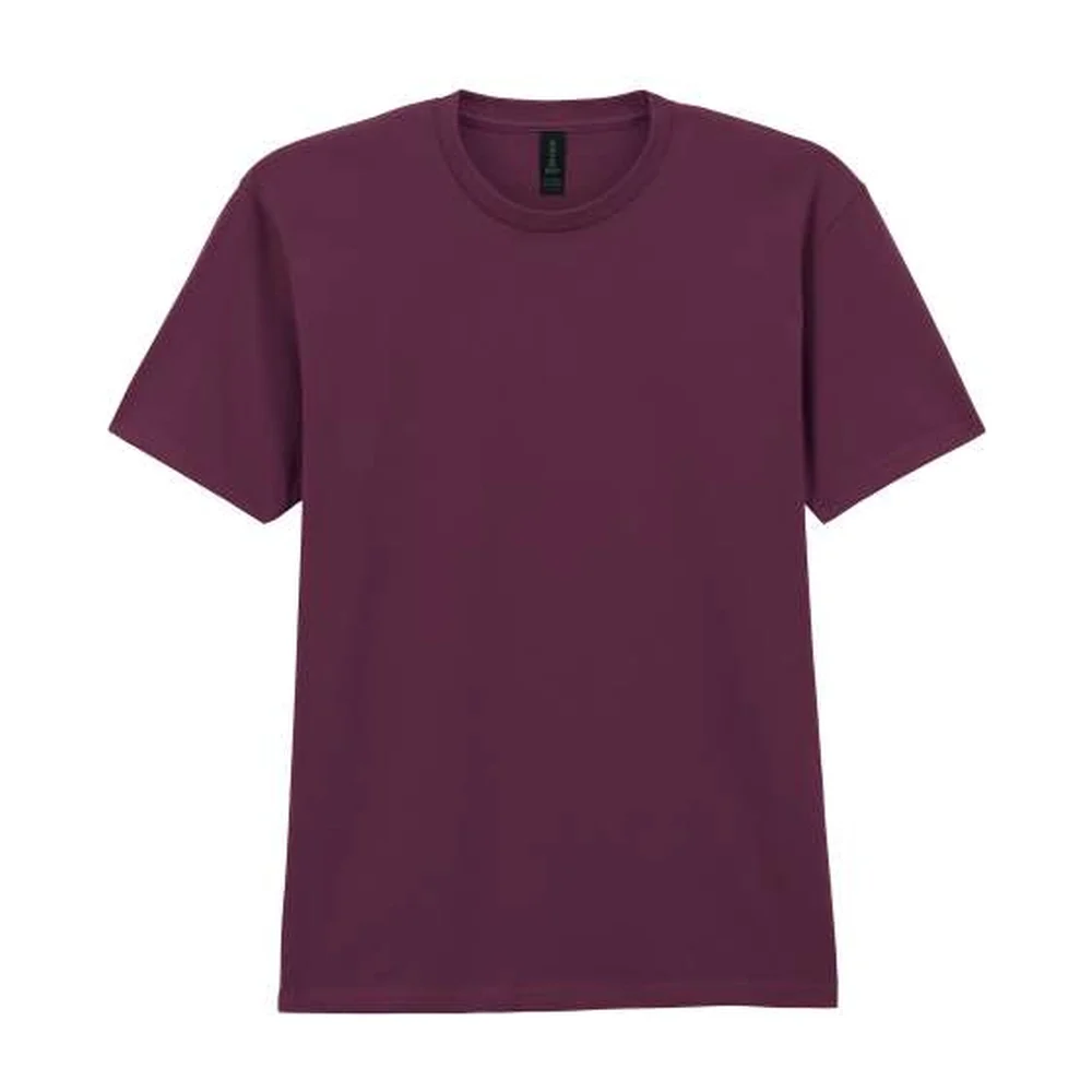 Softstyle midweight adult t shirt gi65000 maroon