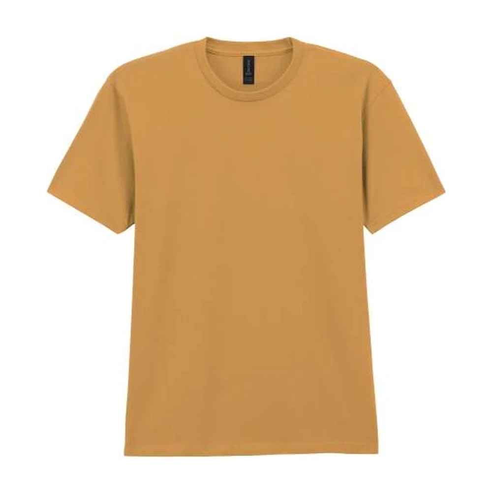Softstyle midweight adult t shirt gi65000 mustard