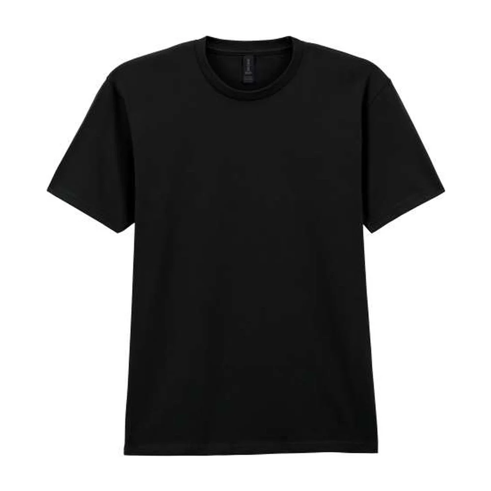 Softstyle midweight adult t shirt gi65000 pitch black