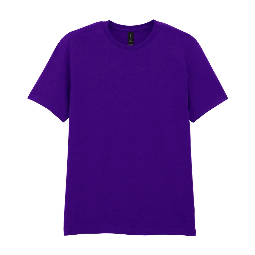 Softstyle adult t shirt purple