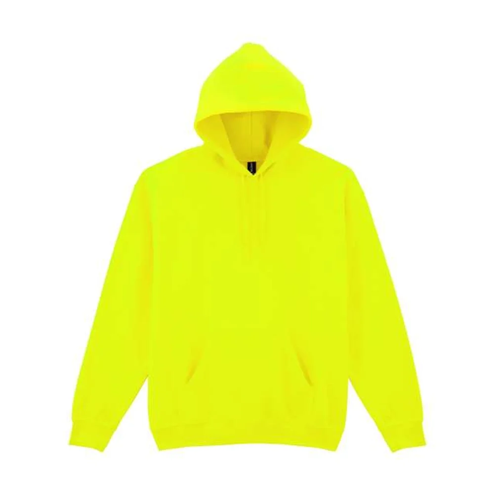 Heavy blend adult hooded sweatshirt gi18500 safety green