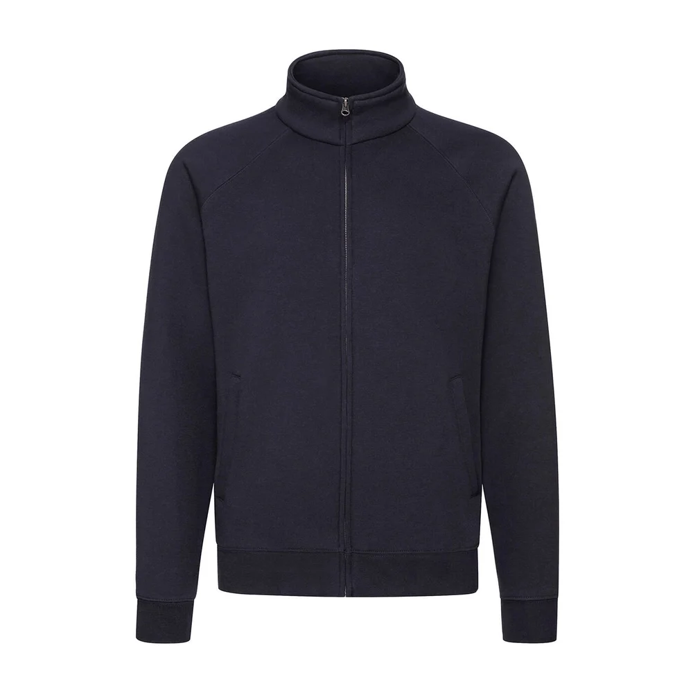 Premium sweat jacket deep navy