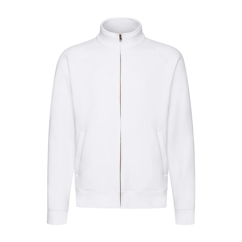 Premium sweat jacket white